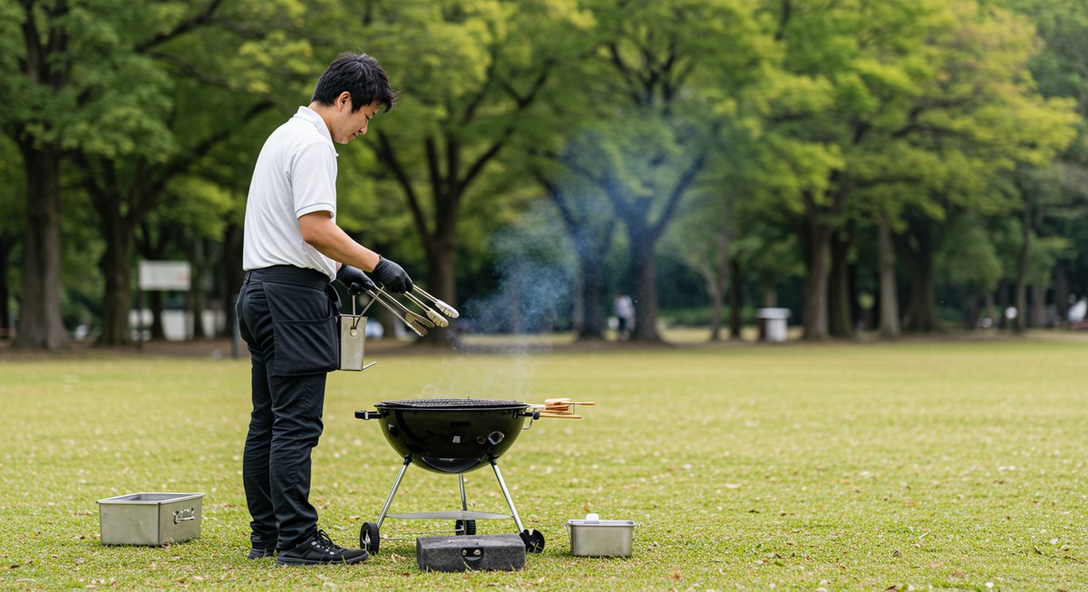 出張 バーベキュー