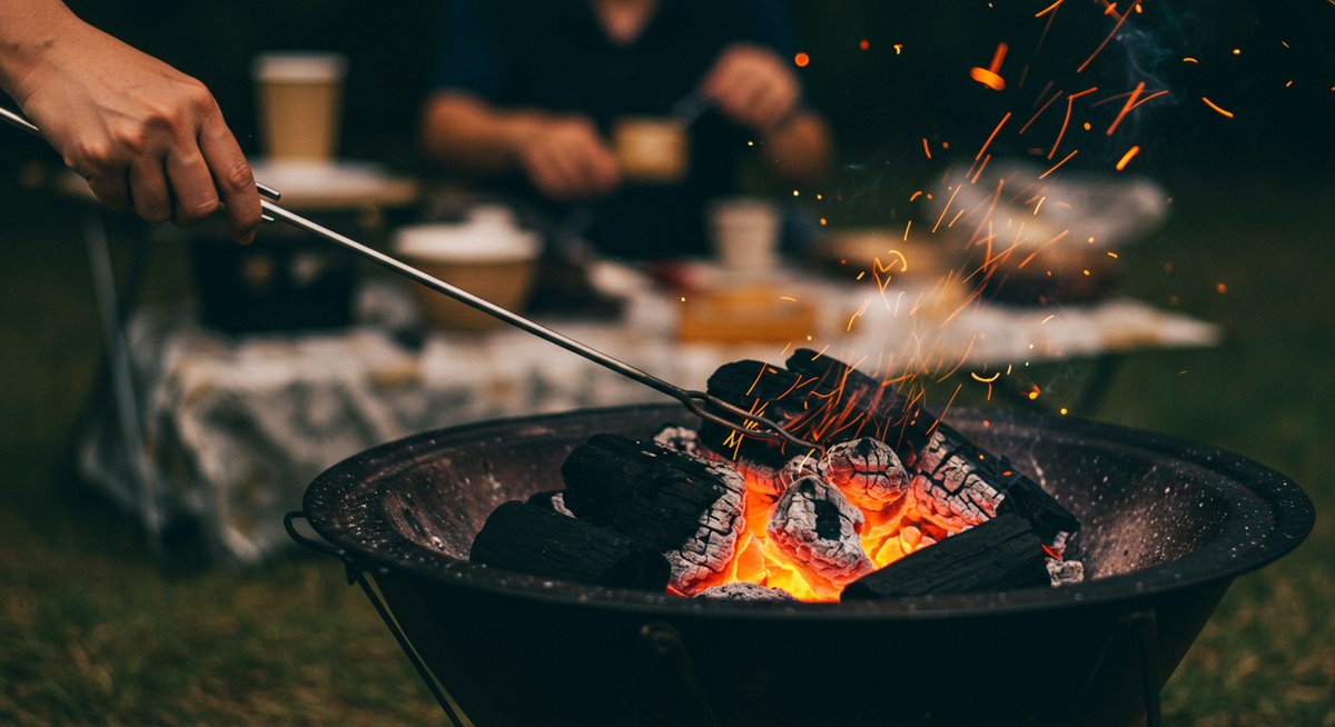 焚き火台 炭 使える