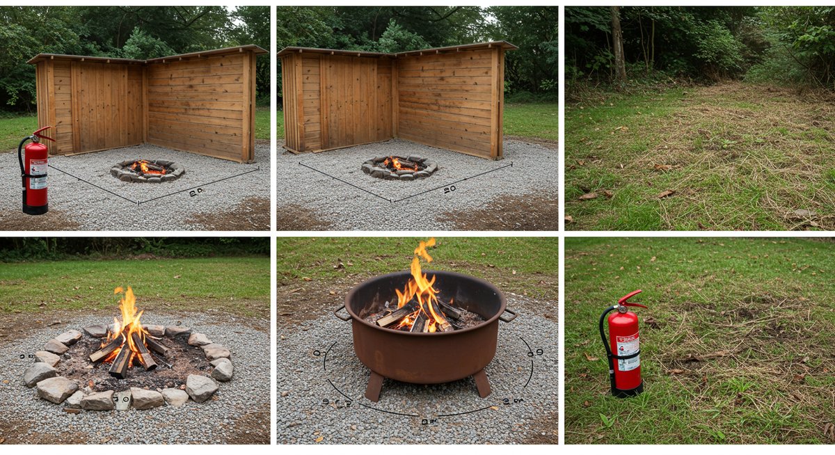 庭 焚き火 diy