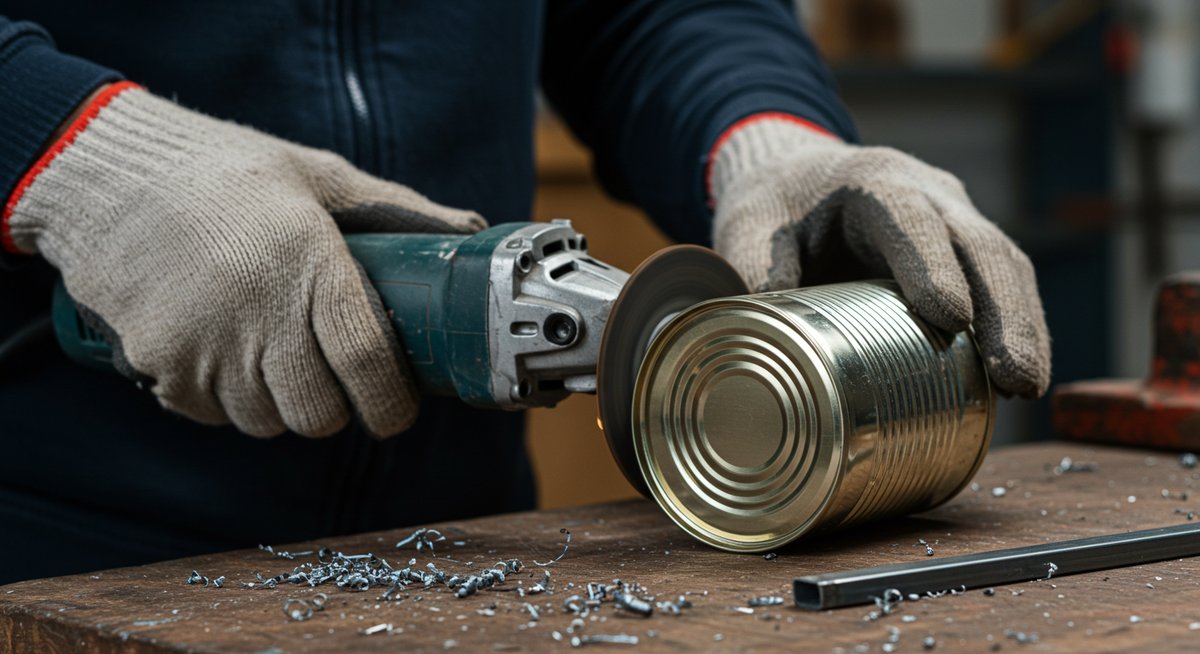 一斗缶 焚き火台 自作