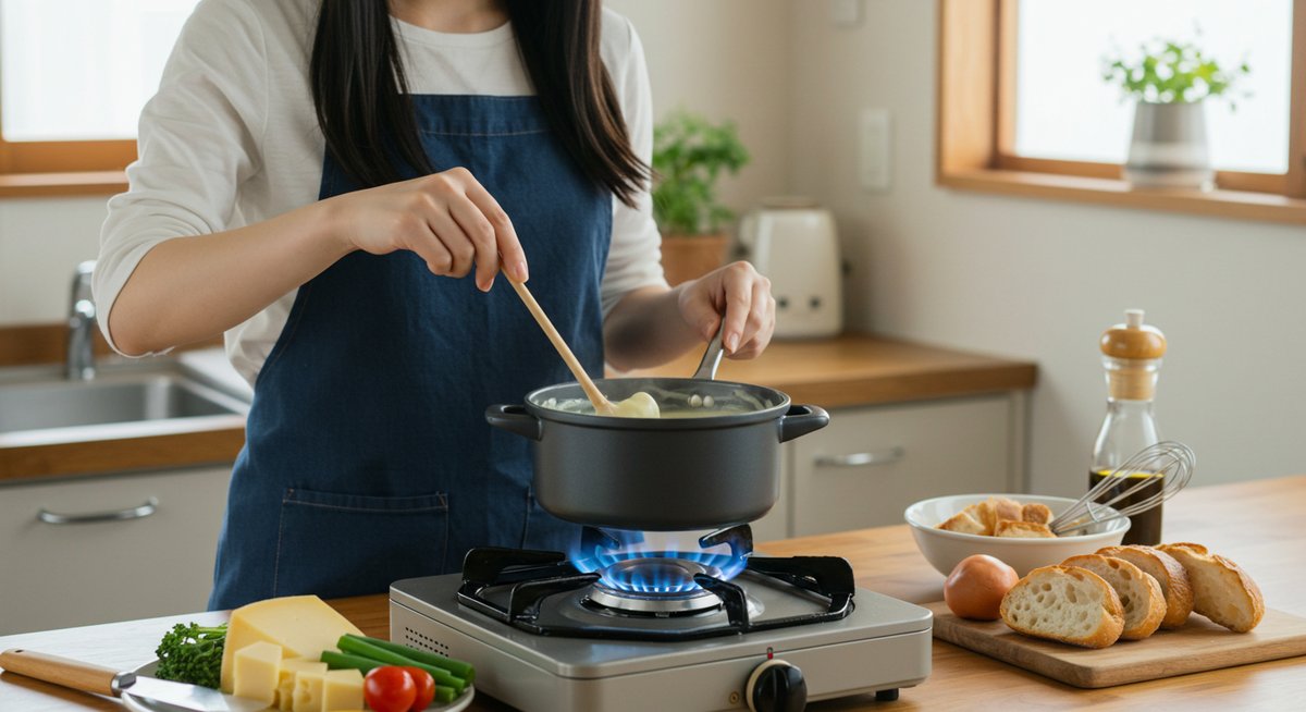 チーズ フォンデュ チーズ 固まる