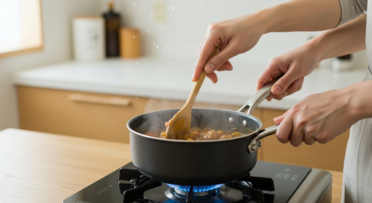 カレー 温め直し 水