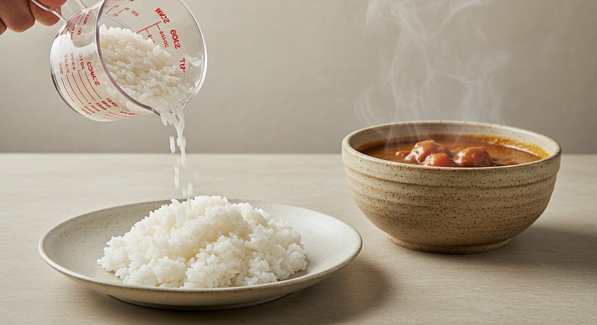 カレー ご飯の量
