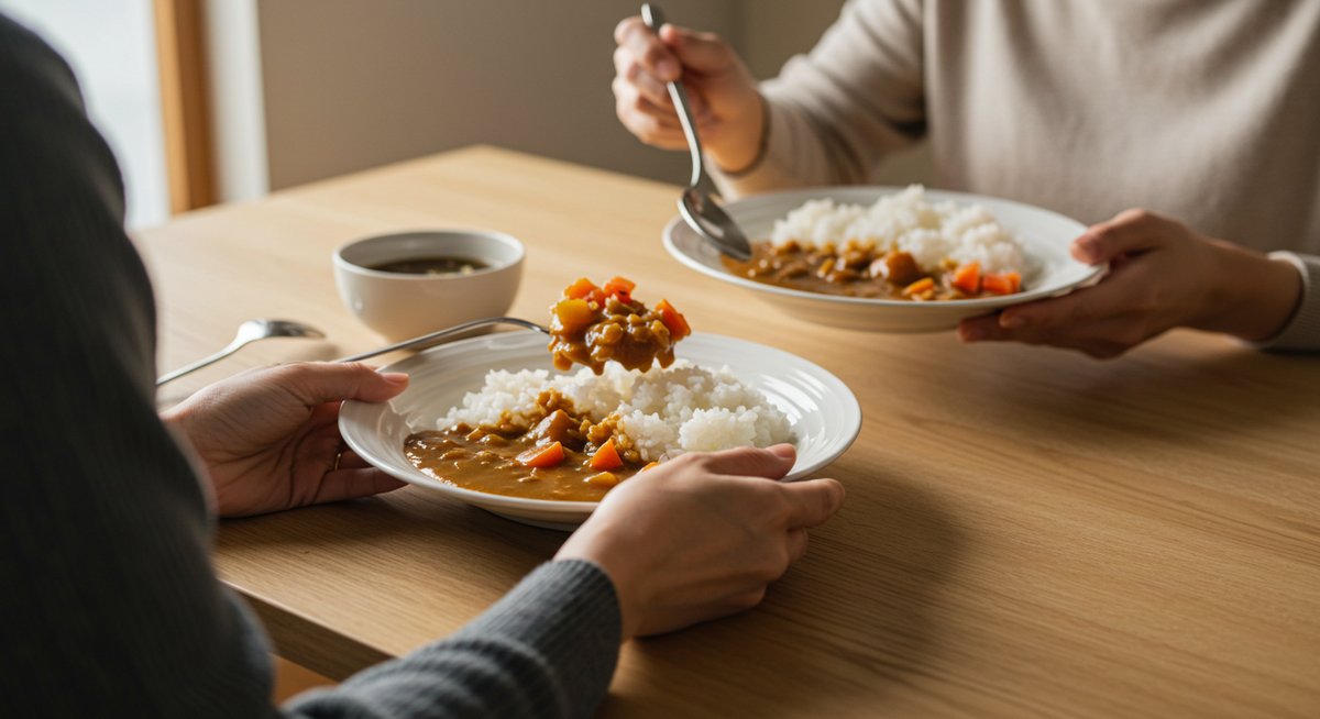 カレー ご飯の量