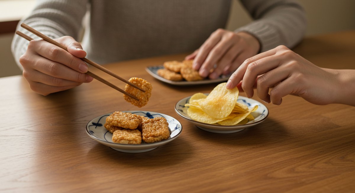 ポテチ せんべい どっち が 太る