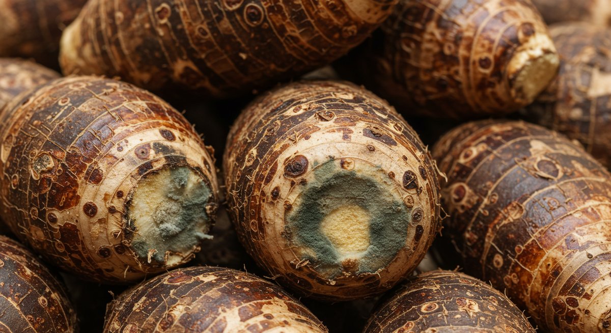 里芋 腐る と どう なる